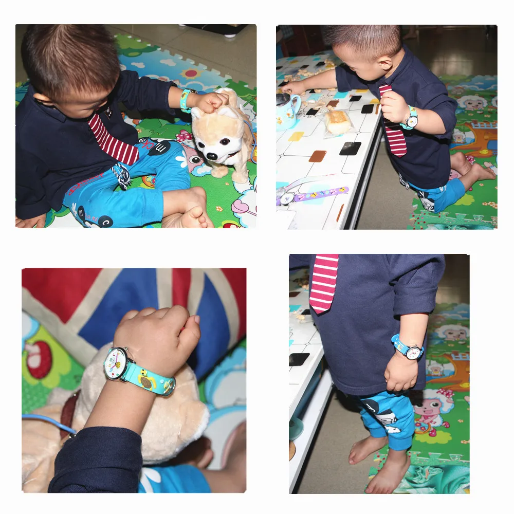Новое поступление Hansying Брендовая детская 3D кварцевые часы Shell вторая рука Дизайн для мальчиков и девочек Водонепроницаемый часы Reloj