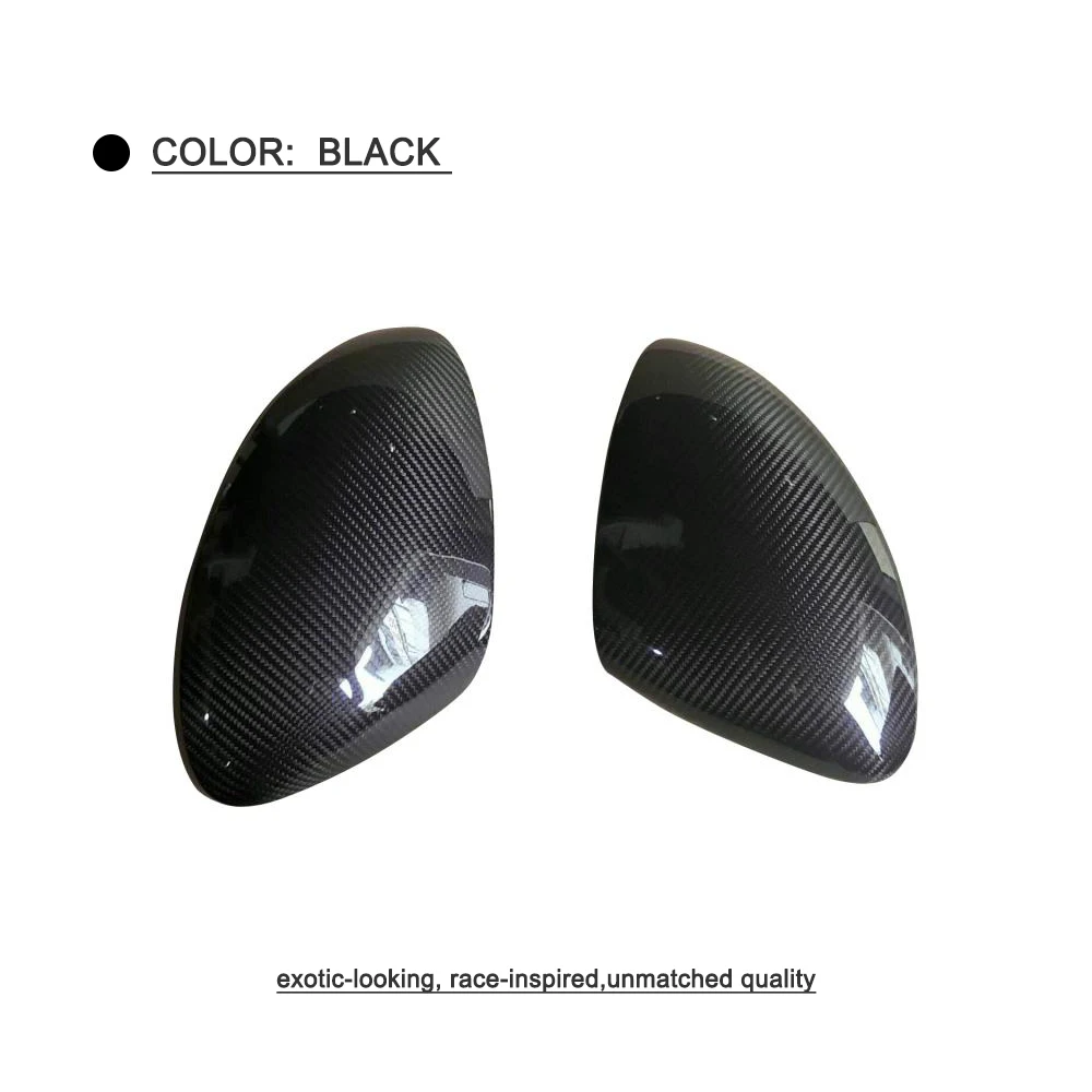  Carbon Fiber Car Rear View Mirror Cover Cap for Porsche 718 Boxster Cayman 2 Door Convertible Hatch