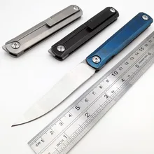 Складной нож 9Cr18Mov Танто-лезвие, полностью стальная ручка, тактические карманные ножи для выживания на открытом воздухе, кемпинга, охоты, дайвинга, MS2, EDC инструменты