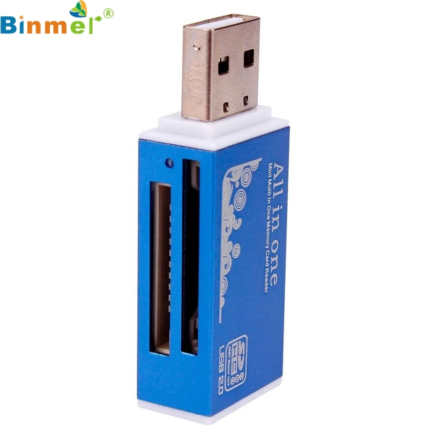 Binmer USB 2,0 многофункциональное устройство для чтения карт памяти Micro SD SDHC TF M2 MMC 60310 Прямая поставка|all in 1|usb 2.0 readercard usb reader | АлиЭкспресс