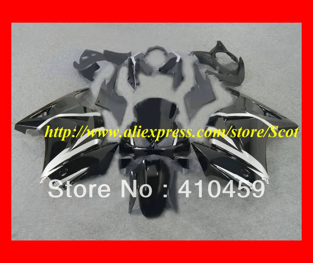 

Hi-grade flat gloss black Fairing kit for KAWASAKI Ninja ZX250R 08 09 10 11 12 ZX 250R 2008 2012 EX250 08-12 2008-2012