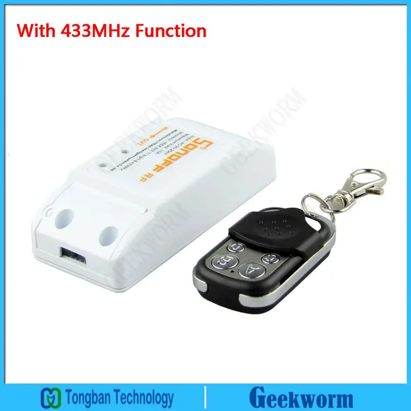  Sonoff РФ DIY Wi-Fi Беспроводной Переключатель Itead Умный Дом Переключатель Wi-Fi поддерживает 433 мГц Приемник Дистанционного Управления по Телефону APP 