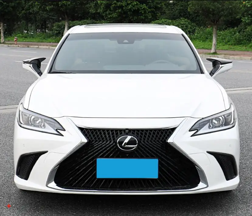 

Bull Horn For ABS Full Enclosure Cover Car Rearview Mirror Cover Cap 2pcs/Set For Lexus ES200 ES260 ES300H 2018 2019 2020