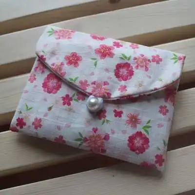 Сумка на шнурке в японском стиле, сумка из хлопка, /Сакура, 13*14 см - Цвет: 21