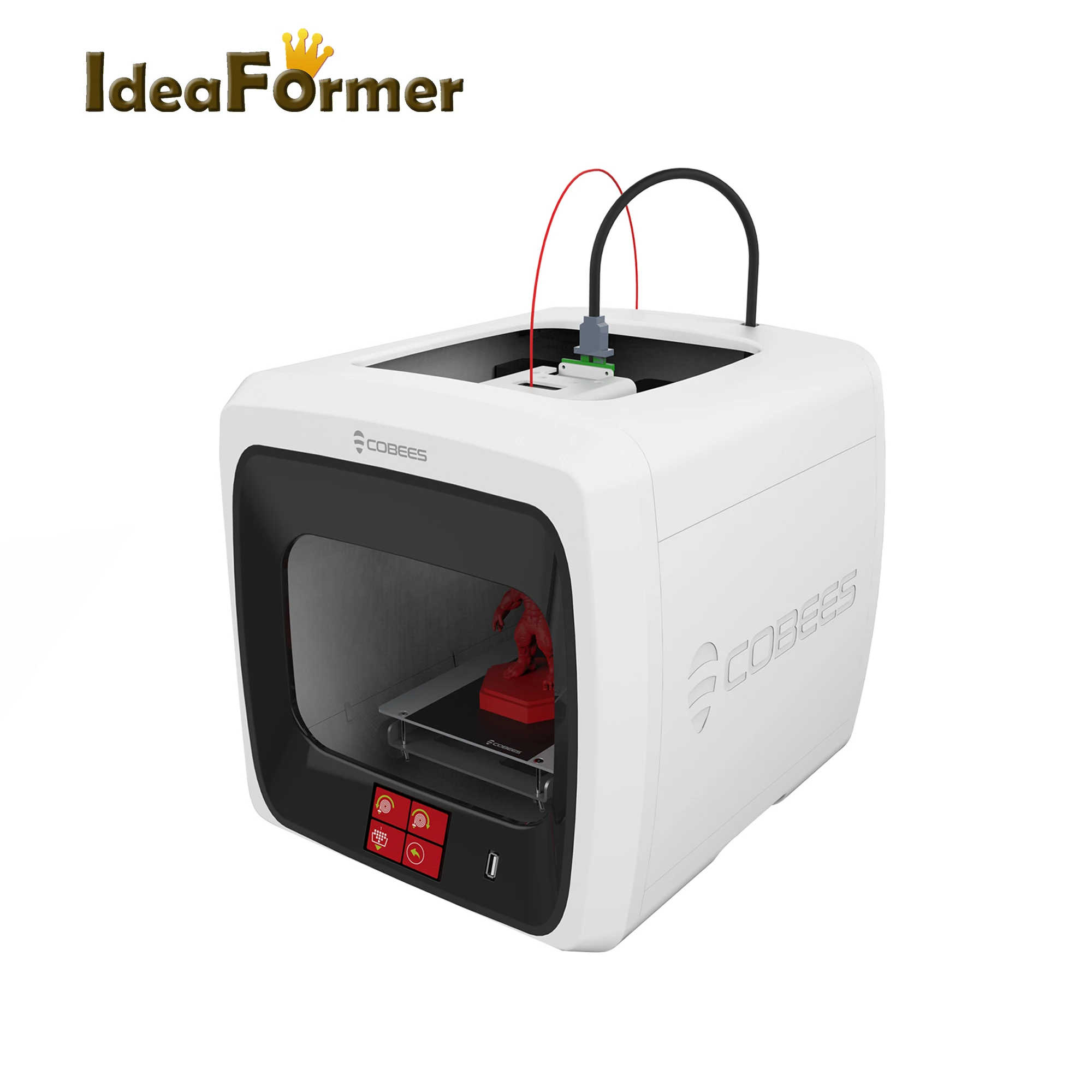 Ideaformer 3D принтер ender 3 cobees Собранный H-bot структура Высокая точность простой в использовании FDM с usb Драйвером