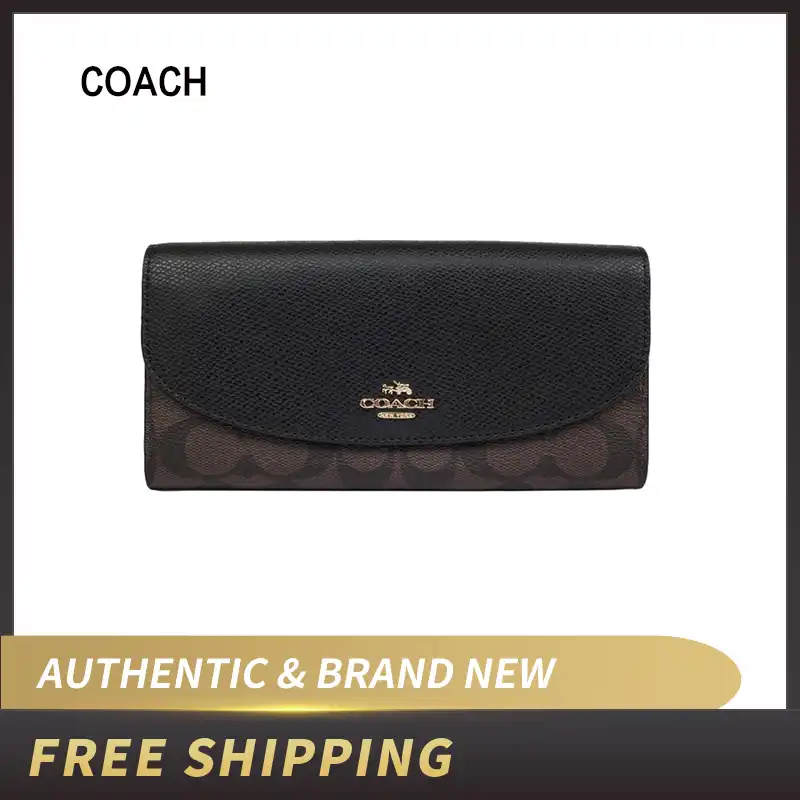 slim envelope wallet coach