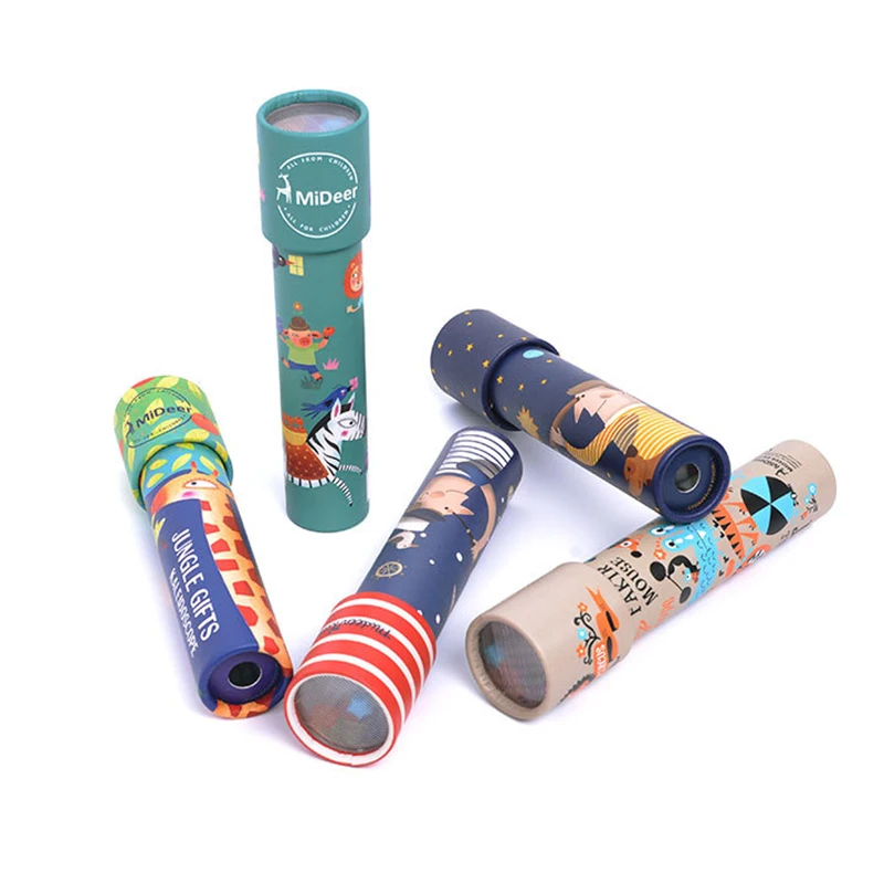 

Cartoon Rotation Kaleidoscope Sensory Educational Toys Children Imaginative Colorful World Visual Feast Parent-Child Game