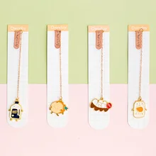 4 шт./компл. модная женская сумка очки Металлические Закладки брелок держатель книги открытка подарок канцелярские принадлежности