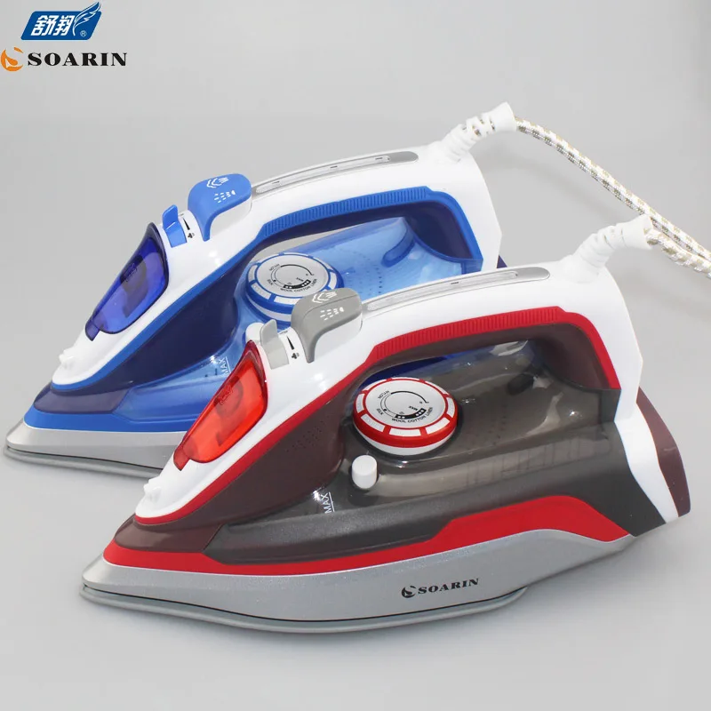 

2600W Adjustable Thermostat electric iron for clothes household portable vertical steam iron Ceramic soleplate iron for ironing