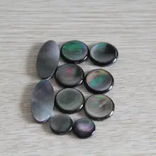 1 комплект = 9 шт. саксофон настоящие перламутровые клавиши вставки sax часть Черная оболочка