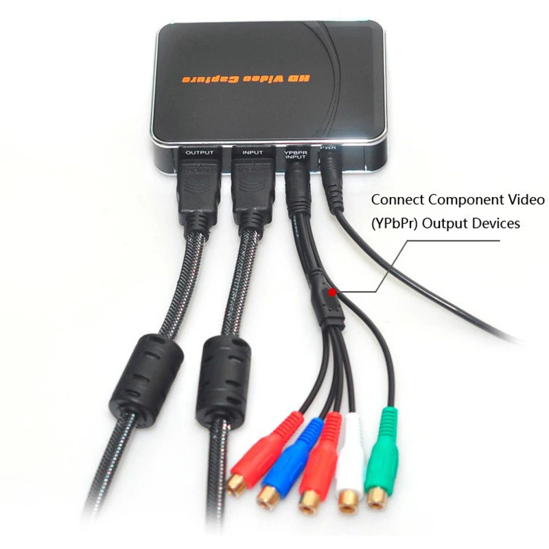 Ezcap 280 HD захват игр модуль захвата видео 1080P HDMI/Ypbpr рекордер Ezcap280 для Wii/Xbox 360/ PS4/PS4 DVD