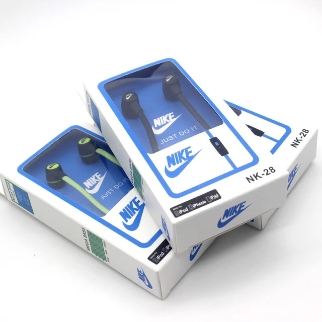 10 nuevo NK 28 auriculares deportivos 3,5mm auriculares con micrófono manos libres para teléfono móvil samsung huawei MP3| y audífonos| - AliExpress