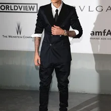 Красивые черные атласные мужские свадебные торжественные костюмы двубортный 2 шт Slim Fit Жених Смокинги на заказ Мужская куртка+ брюки