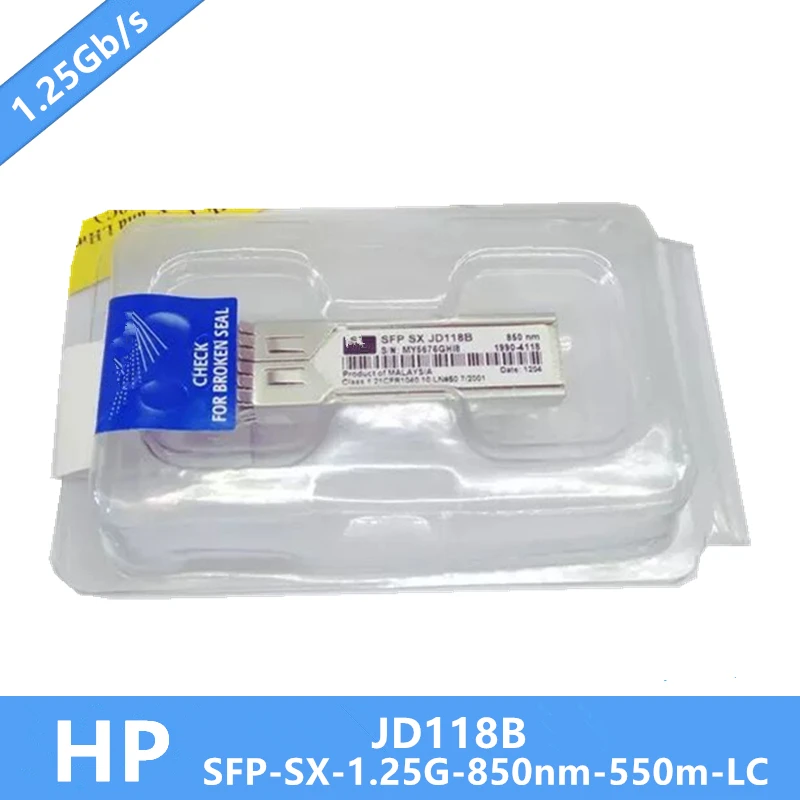 

New JD118B Gigabit-SX-LC Mini-GBIC HP SFP Module DDM MMF 850nm 550m LC Need more pictures, please contact me