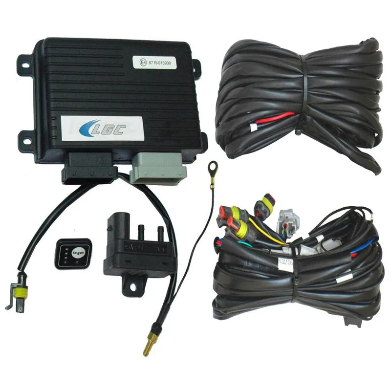 LPG/CNG Газ ECU Набор для 3/4 цилиндра бензиновых последовательных инжекционных