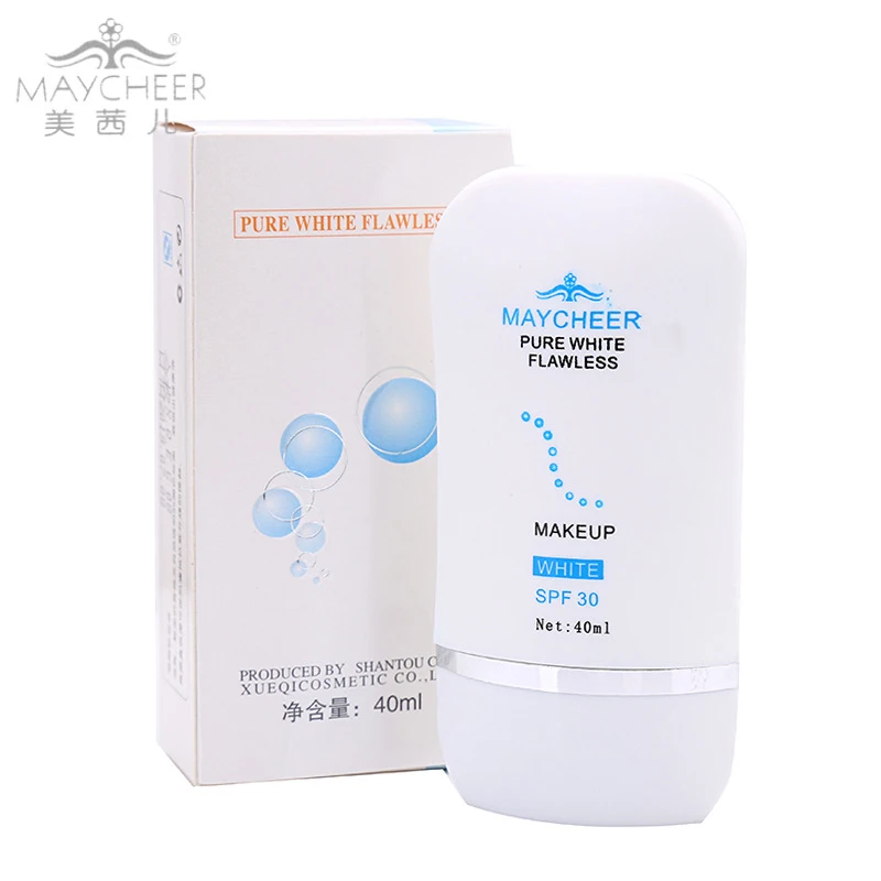 

MAYCHEER Brand 5 color Whitening Moisturizer Oil-control Foundation for a person face contour Makeup Liquid Concealer cream