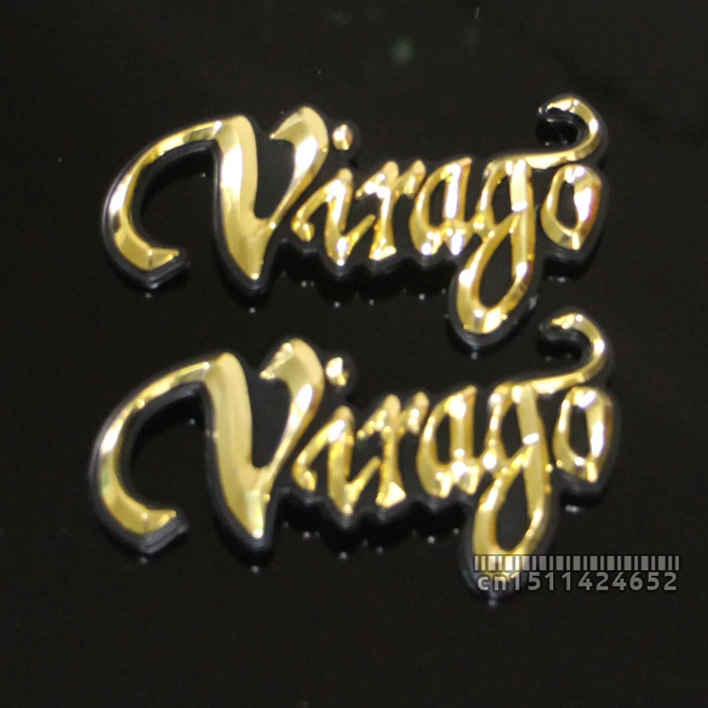 

2 x Motorcycle High Quality 3D GAS TANK DECAL EMBLEM BADGE STICKER For YAMAHA Virago XV125 XV250 XV400 XV 125 250 400