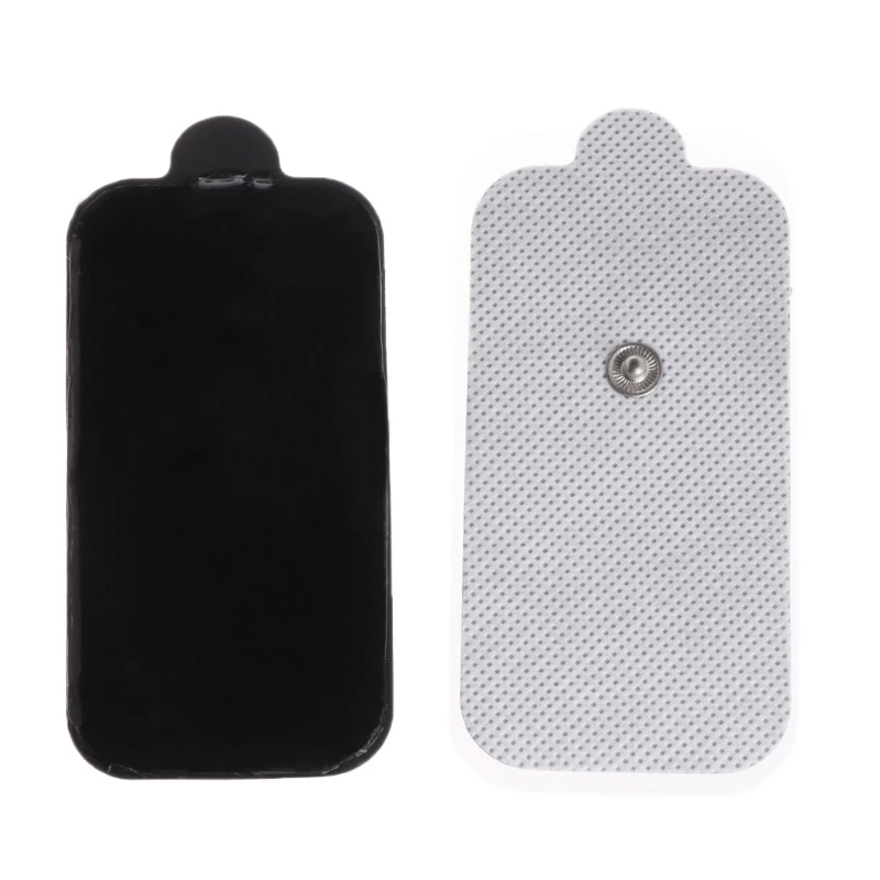 

DUAI 2pcs Large Electrode Pads Reusable For Tens Machines Therapy Massager Unit 9x5cm