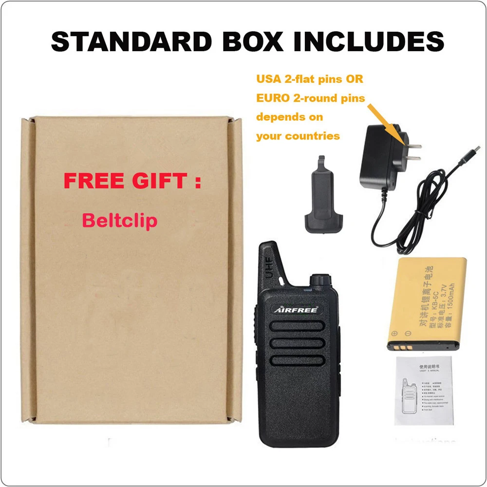 bilder für AIRFREE AP-100 UHF 400-470 MHz long range Two Way Radio professional MINI handfunkgerät KD-C1 Walkie Talkie bilder für AIRFREE AP-100 UHF 400-470 MHz long range Two Way Radio professional MINI handfunkgerät KD-C1 Walkie Talkie