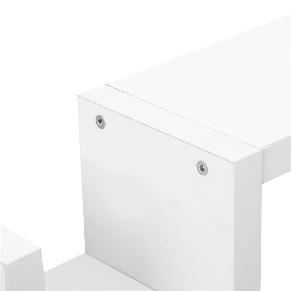Finether HF - LEDGE - YD Creative Modern S-shaped Floating Wall Mount Decoration Storage Box Bookshelf Display Rack Ledge7