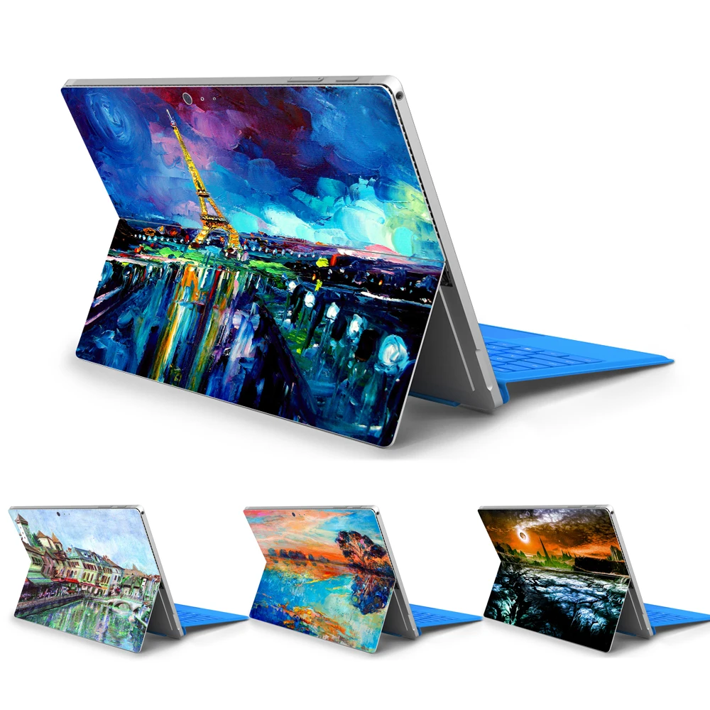 

Laptop stickers For funda Microsoft Surface Pro 4 Pro 5 Print Notebook Skin vinyl stickers for Surface Pro 6 Full Cover Decal
