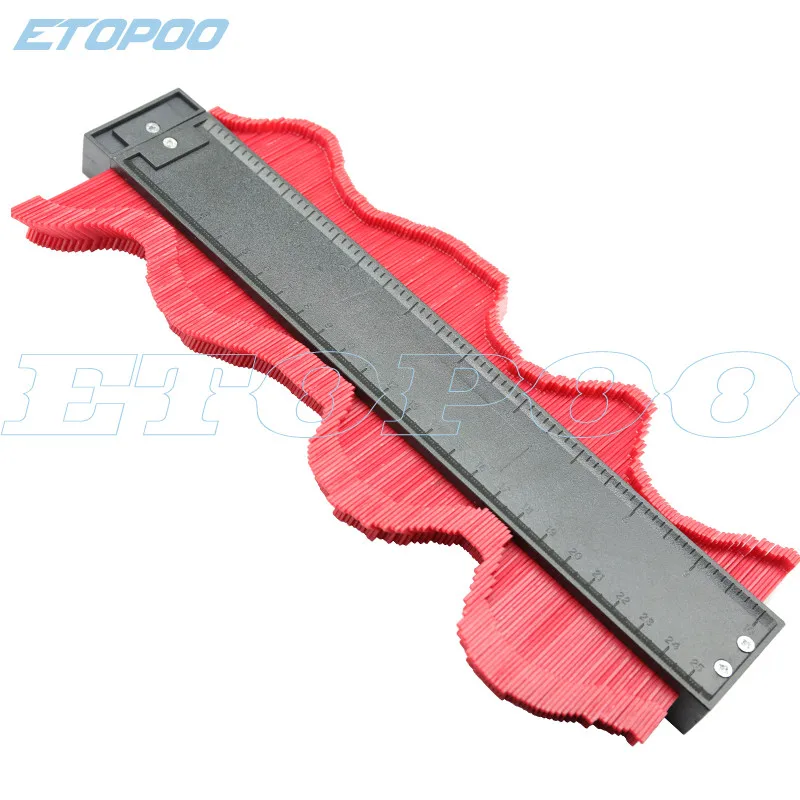 5" self lock Contour Gauge 10" Copy Gauge Ruler Metric Inch Marking Gauge Shape Duplicator Tiling Laminate Tiles Measuring Tool