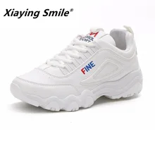 Xiaying Smile NEW arrival Running Shoes Female Sports Shoes lace up footwear Outdoor walking Shoes women Sneakers