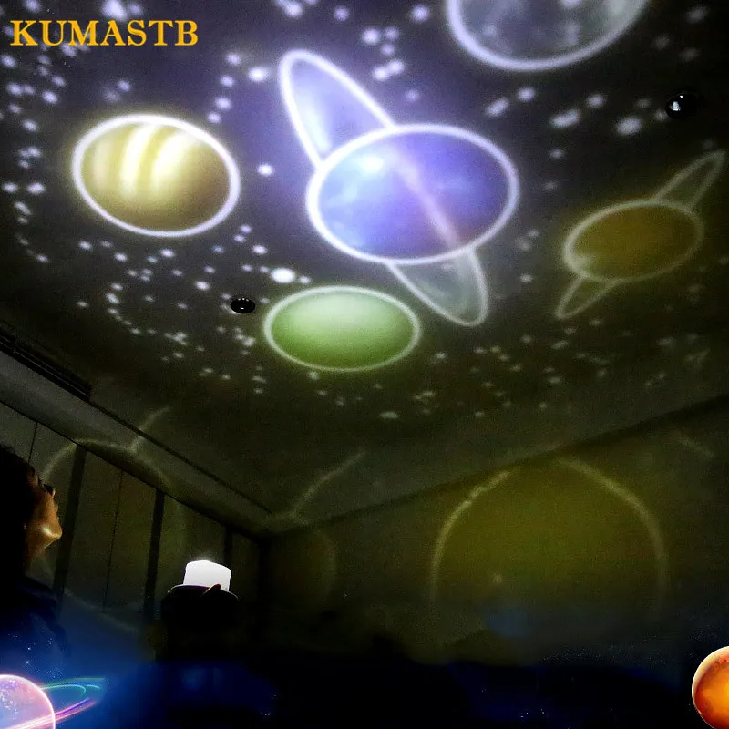 Магия Вселенной проекционной лампы творческие 3D звездное небо led-проектор Красочные ночник настольная лампа для детей Рождественский подарок