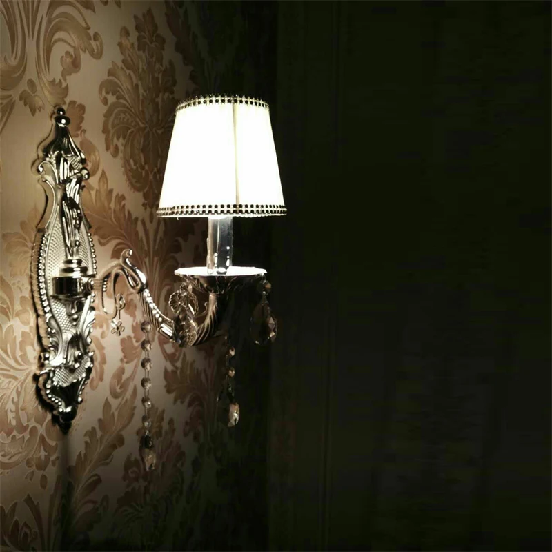 home Antique chrome crystal wall lamps Modern silver aluminium wall
sconces lighting lamparas de pared Bathroom led wall lights home Antique chrome crystal wall lamps Modern silver aluminium wall
sconces lighting lamparas de pared Bathroom led wall lights