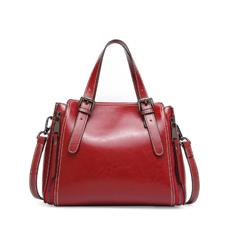

Genuine Leather Women Handbag Female Crossbody Bag Ladies Shoulder Bag Cow Leather Casual Tote Famous Brand Luxury Design