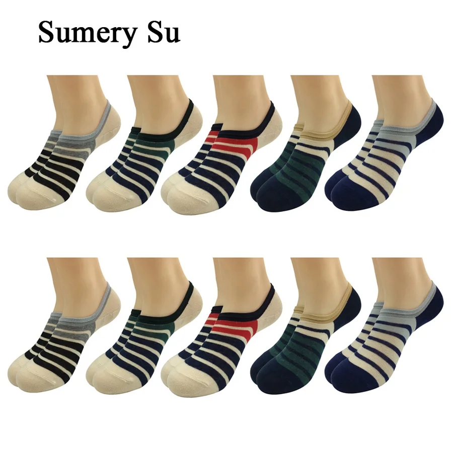 Носки мужские цветные короткие 10 пар/лот|ankle socks men|no showbrand men |
