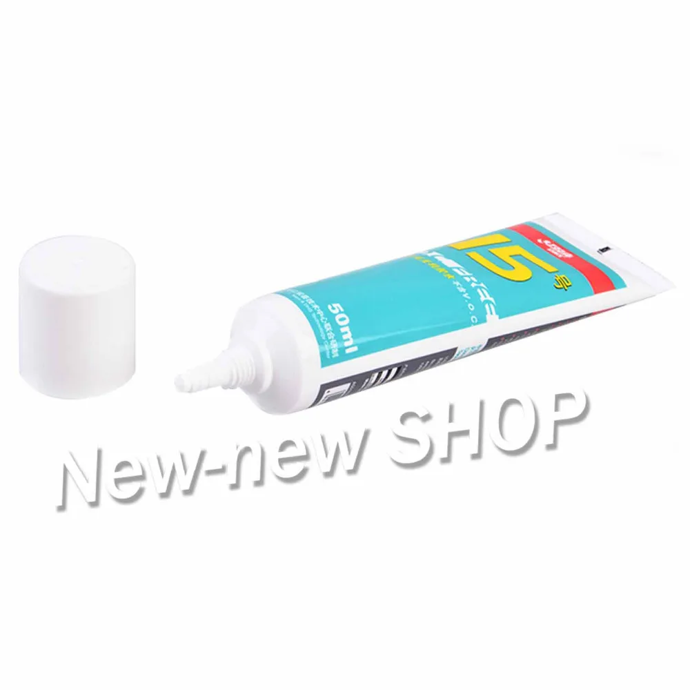 DHS رقم 15 المهنية تنس طاولة الغراء 50 ملليلتر غير العضوية تنس طاولة غراء المطاط ل جومينج شفرة مضرب