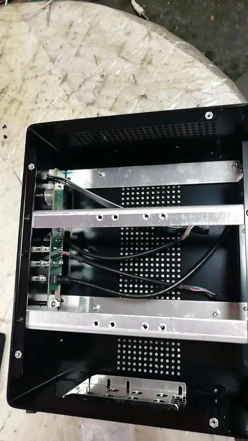9000 алюминиевый настольный для HTPC компьютерный чехол вертикальный Настольный ITX мини шасси