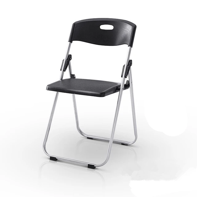 stable portable foldable office chair plastic dinning chair simple