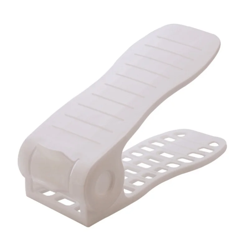 

Adjustable Shoe Slots Organizer Dual-layer Space Saver Shoe Rack Holder Storage Organizer 4 Level