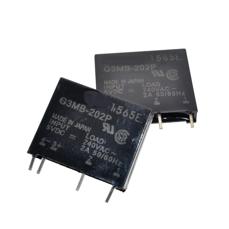 

Free Shipping 10 pcs G3MB-202P DC-AC PCB SSR In 5VDC,Out 240V AC 2A Solid State Relay