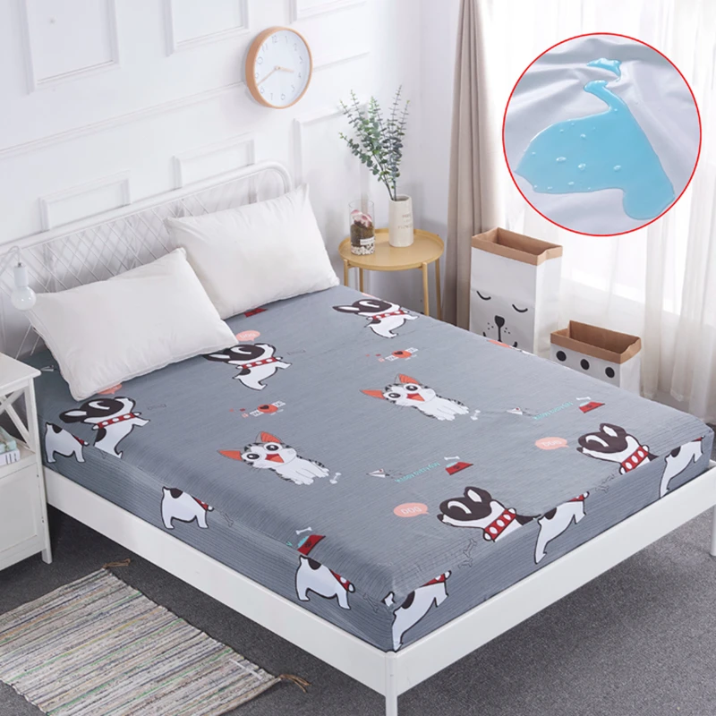 

1pc Cotton Breathable Mattress Cover With Elastic Mattress Protector Bed Proof Dust Mite Mattress Pad Cover for Mattress #a