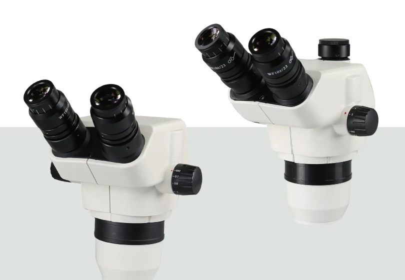 Free Shipping Long working distance Trinocular led light stereo microscope head for jewelersin