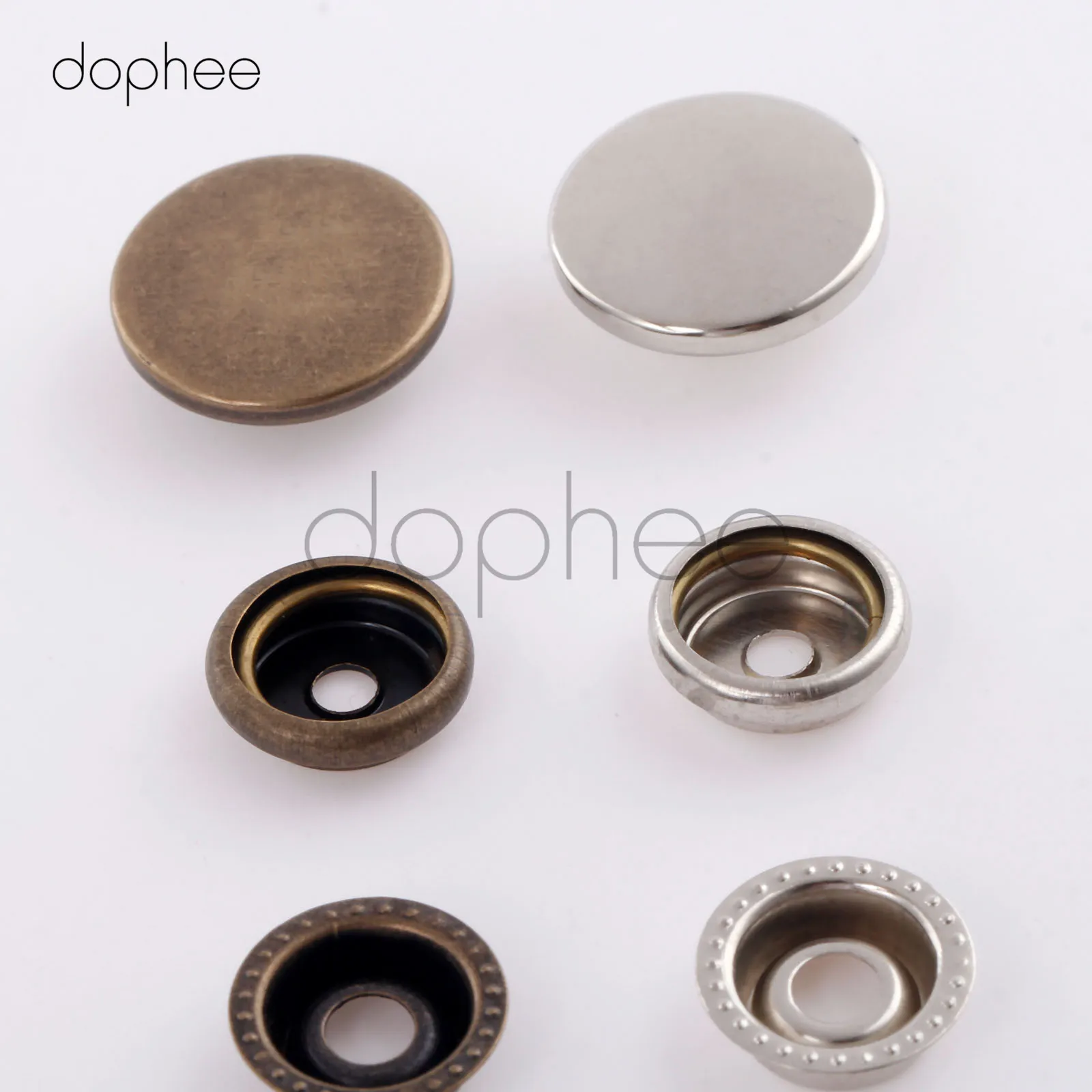 Dopee 40 комплектов Кнопки Застежки 17 мм с 3 шт. инструмент DIY Швейные Крепежные изделия пресс-шпильки попперы Детский комбинезон пряжка+ 1 коробка