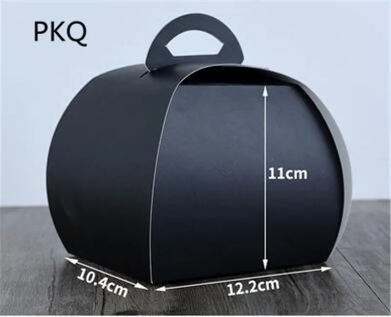40 шт. оптовые продажи, картон cake Box Бумага коробка с ручкой коробки для одного капкейка сувенир для свадебной вечеринки коробка конфет 2 размера