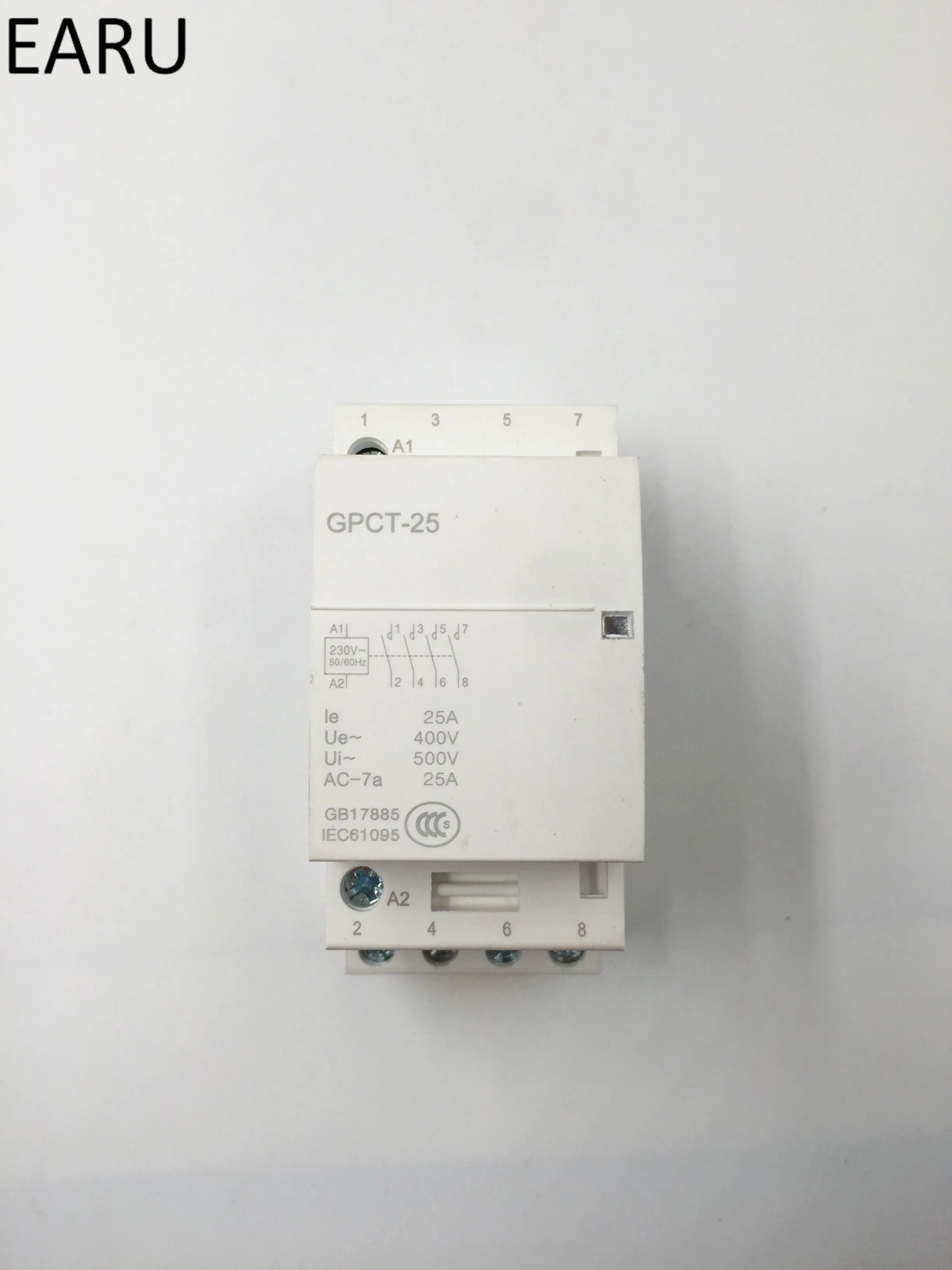 GPCT1 4P 25A 40A 63A 100A 2NC 2NO 220 V/230 V 50/60HZ Din Rail бытовой модуль модульной контактор переменного тока для домашнего отеля ресторана