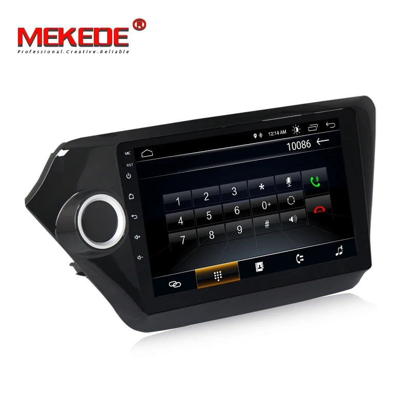 Flash Deal Lowest price quad core processor android 8.1 car gps dvd player for Kia K2 Rio 2012-2015 car radio multimedia  wifi bluetooth 5
