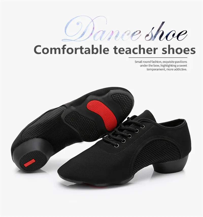 Мужская обувь для латинских бальных танцев, профессиональная черная парусиновая женская обувь для латинских танцев, большие размеры, низкая обувь для танго, бальных танцев
