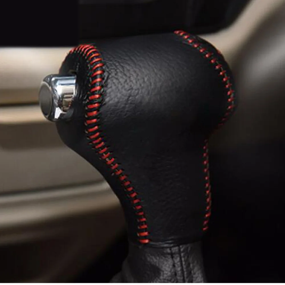 

Leather Accessories For Kia Sportage R Cerato K3 K5 Sorento 2011-2015 Car Gear Head Shift Knob Cover Handbrake Protective Case
