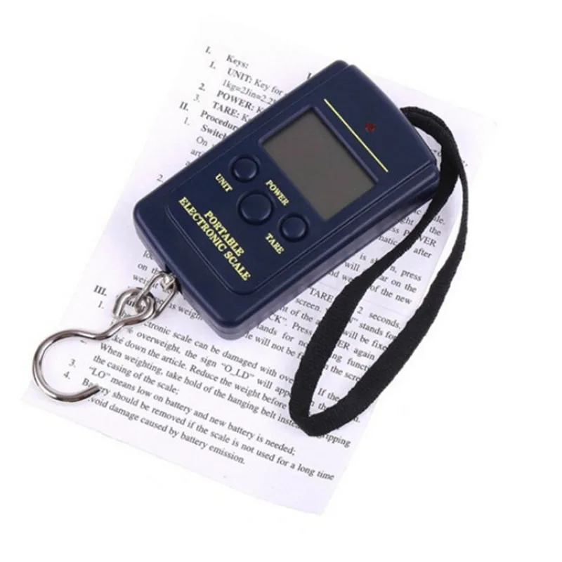 10g 40kg Big promotion Pocket Fishing Scale Travel luggage Scale precision Hand Held Portable Digital Hanging Scales electronic 3