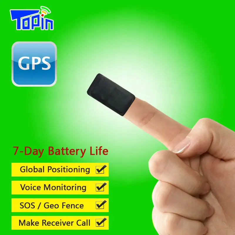 Мини GPS трекер Topin T3 с поддержкой GSM LBS T7|gps tracker remote control|mini gps trackergps |