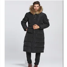 Новинка, длинная Хлопковая мужская одежда, плюс длинный толстый большой размер, Высококачественная деловая повседневная мужская хлопковая куртка