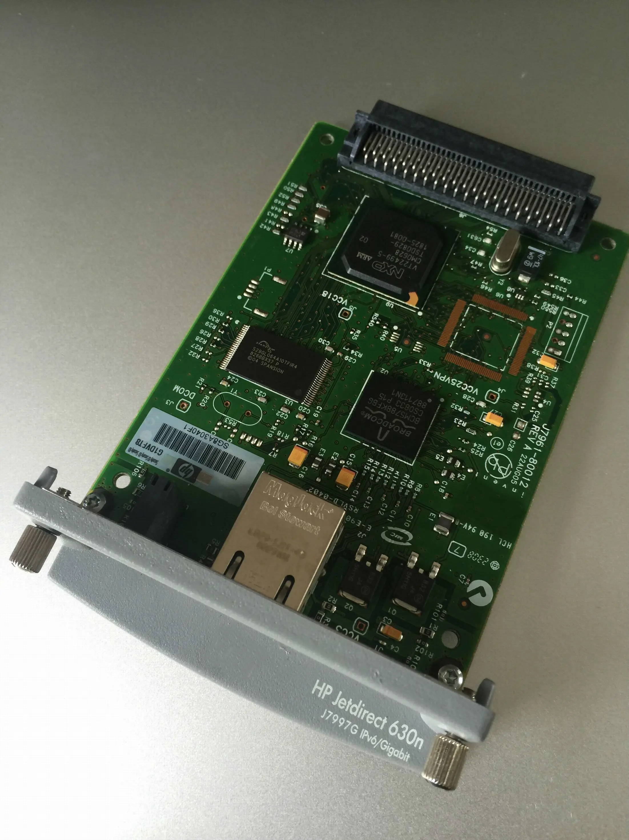 Используется для HP Jetdirect 630n J7997G сервер печати 10/100/1000 сетевая карта IPv4 IPv6 |