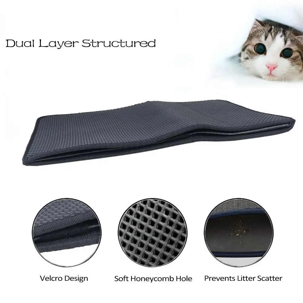 Title 4, Cat Litter Trapper Mat Folding Waterproof Honey...