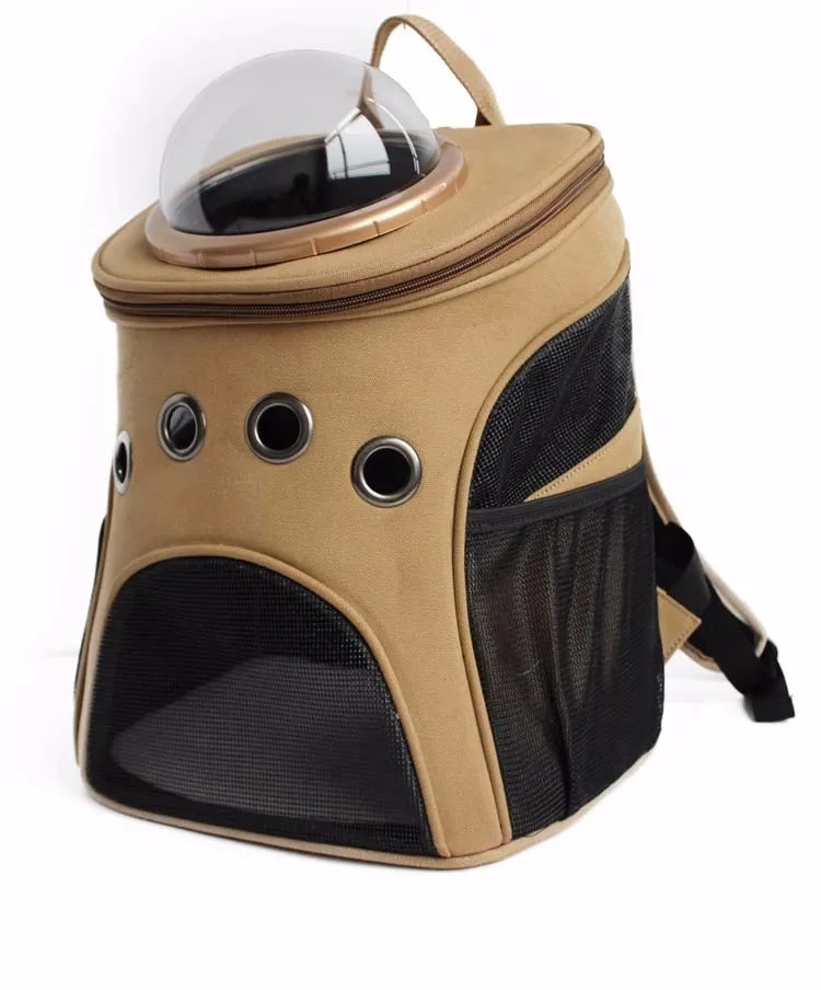 Space Capsule Astronaut Pet Cat Carrier Backpack Bubble Window for Kitty Puppy Small Dog Outdoor Breathable Travel Bag Case Cave